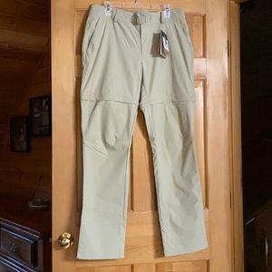 The North Face women’s Paramount convertible pants twill beige - size 14